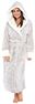 KATE MORGAN Ladies Snuggle Dressing Gown Beige