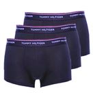 TOMMY HILFIGER 3 PACK COTTON/ELASTANE BOXER TRUNKS  Peacoat (Navy/Navy/Navy)