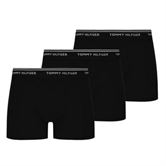 TOMMY HILFIGER 3 PACK COTTON/ELASTANE BOXER TRUNKS  Caviar (Black/Black/Black)