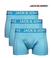 3 MENS JACK & JONES BOXERSHORTS / TRUNKS TANNER HERITAGE BLUE